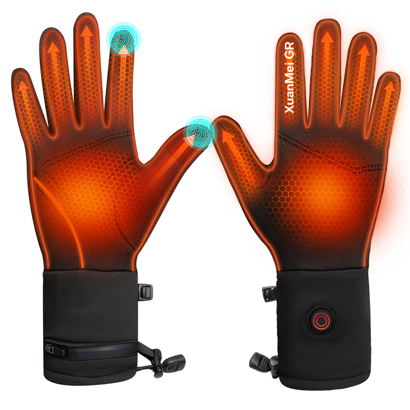 Load image into Gallery viewer, 7.4V 2200mAh Heated Gloves Liner Men Women
